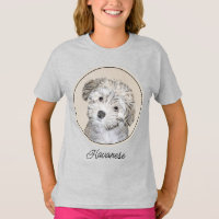 Havanese Puppy Painting - Cute Original Dog Art