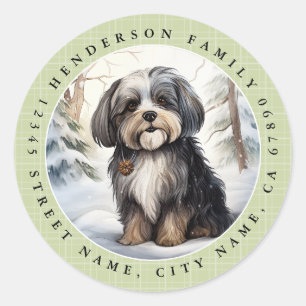 Havanese Round Stickers