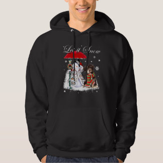 Havanese Santa Dog Christmas Snowman Xmas Pajama Hoodie