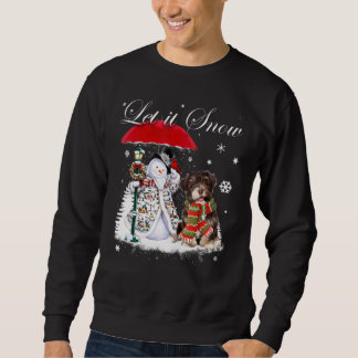 Havanese Santa Dog Christmas Snowman Xmas Pajama Sweatshirt
