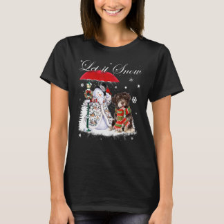 Havanese Santa Dog Christmas Snowman Xmas Pajama T-Shirt