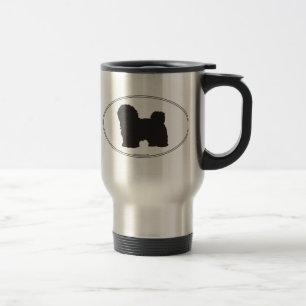 Havanese Silhouette Travel Mug