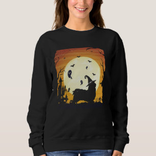 Havanese Silhouettes Happy Halloween Night Sweatshirt