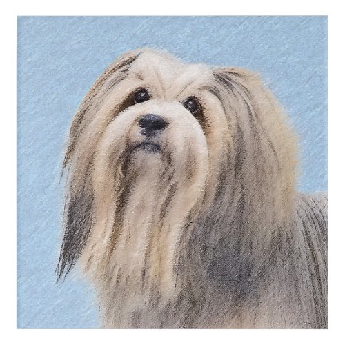 Havanese Silver Painting _ Cute Original Dog Art