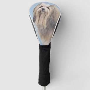 Havanese (Silver) Painting - Cute Original Dog Art Golf Head Cover