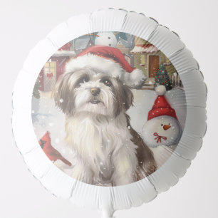 Havanese Winter Wonderland Christmas Joy Balloon