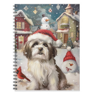 Havanese Winter Wonderland Christmas Joy Notebook