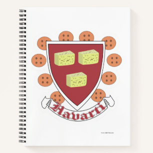 Havarti College Cheese University Humor Motto Notebook