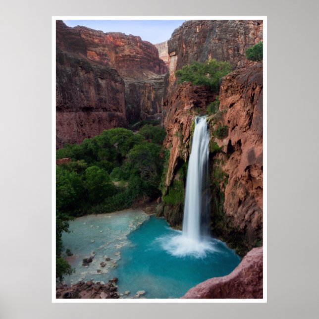 Havasu Falls Arizona Travel Poster (Front)