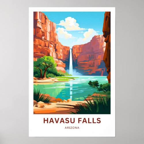 Havasu Falls Arizona Travel Print