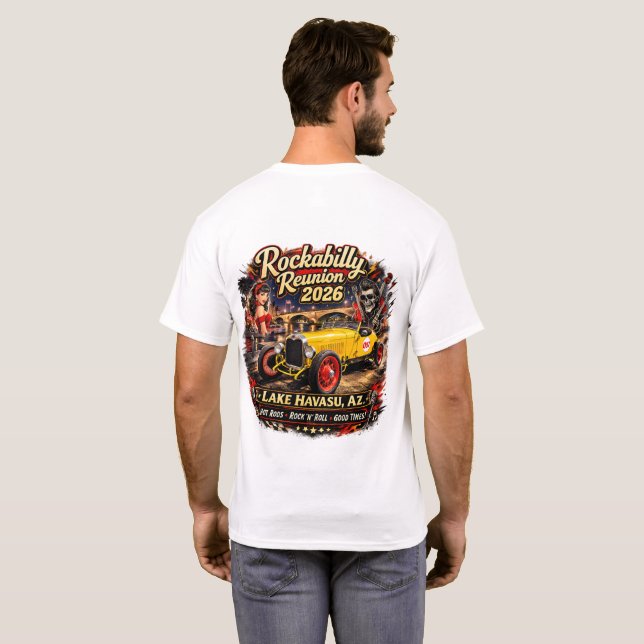 Havasu Rockabilly Reunion 2026 T-Shirt (Back Full)