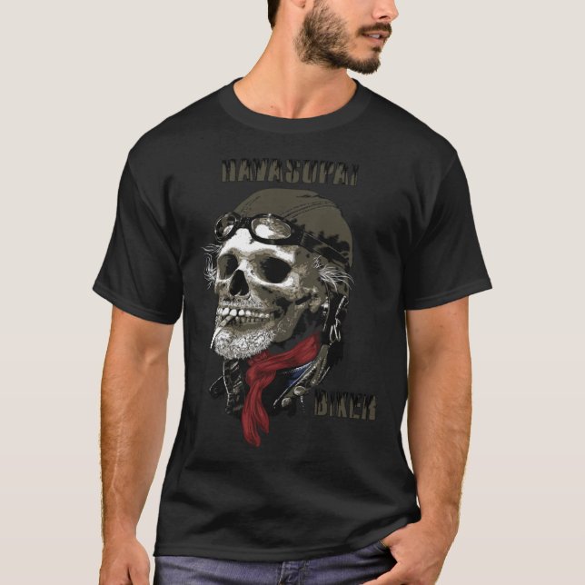 Havasupai American Indian Tribe Motorcycle Biker O T-Shirt (Front)