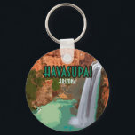 Havasupai Indian Reservation Arizona Mooney Falls Keychain<br><div class="desc">Display the vibrant Mooney Falls from Havasupai Indian Reservation in Arizona,  USA on a keychain as a memento of one of America's greatest sites!</div>