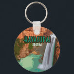 Havasupai Indian Reservation Arizona Mooney Falls Keychain<br><div class="desc">Display the vibrant Mooney Falls from Havasupai Indian Reservation in Arizona,  USA on a keychain as a memento of one of America's greatest sites!</div>