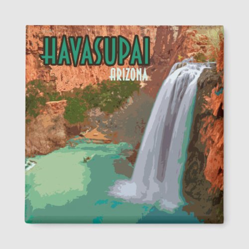 Havasupai Indian Reservation Arizona Mooney Falls Magnet