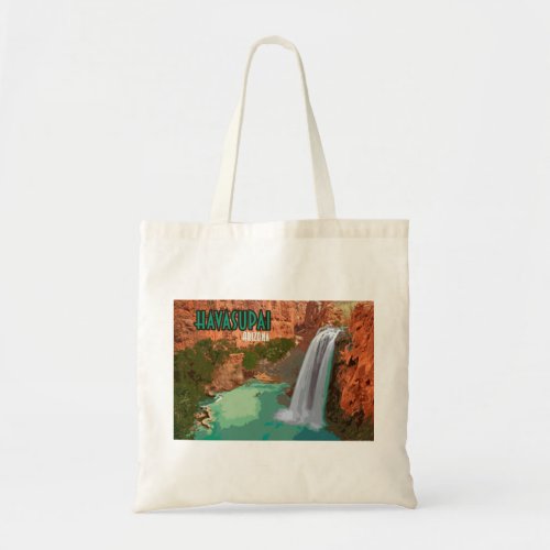 Havasupai Indian Reservation Arizona Mooney Falls Tote Bag