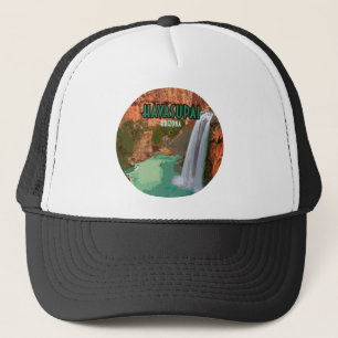 Havasupai Indian Reservation Arizona Mooney Falls Trucker Hat
