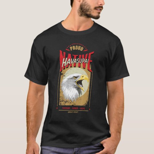 Havasupai Native American Eagle Spirit Vintage Hon T_Shirt