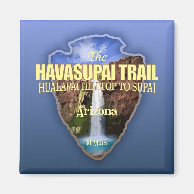 Havasupai Trail (arrowhead) Magnet (Front)