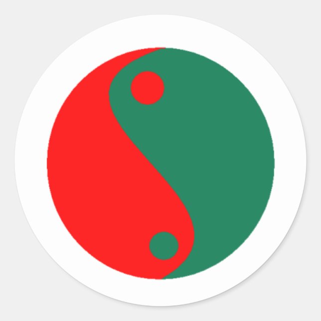 HAVE A BALANCED CHRISTMAS - Holiday stickers (Front)