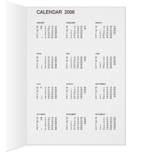 Have a ball 2006 calendar card by Anjo Lafin (Inside (Right))