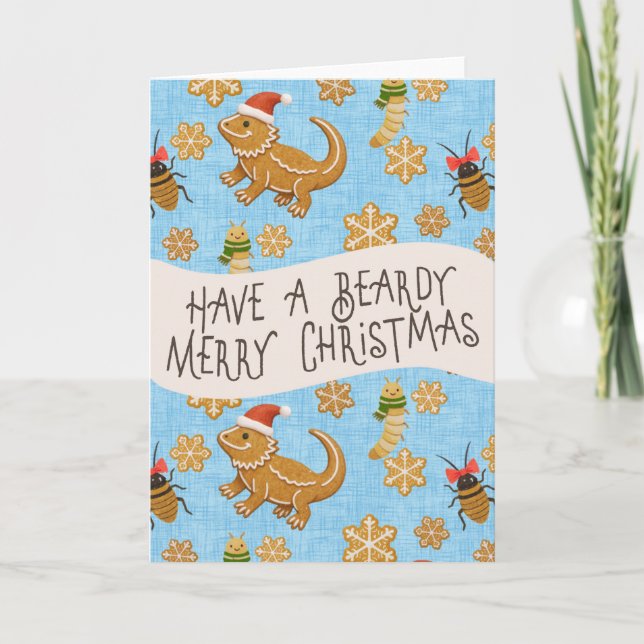 Have a Beardy Merry Christmas  Card (Front)