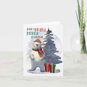 Have a Beary Merry Christmas Holiday Card