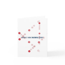 Have a beautiful day, thinking of you card