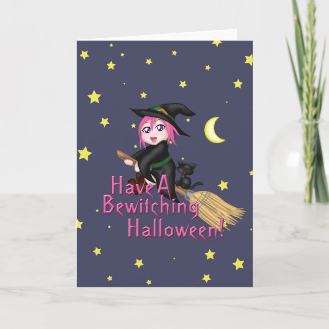 Have A Bewitching Halloween! Card (Front)