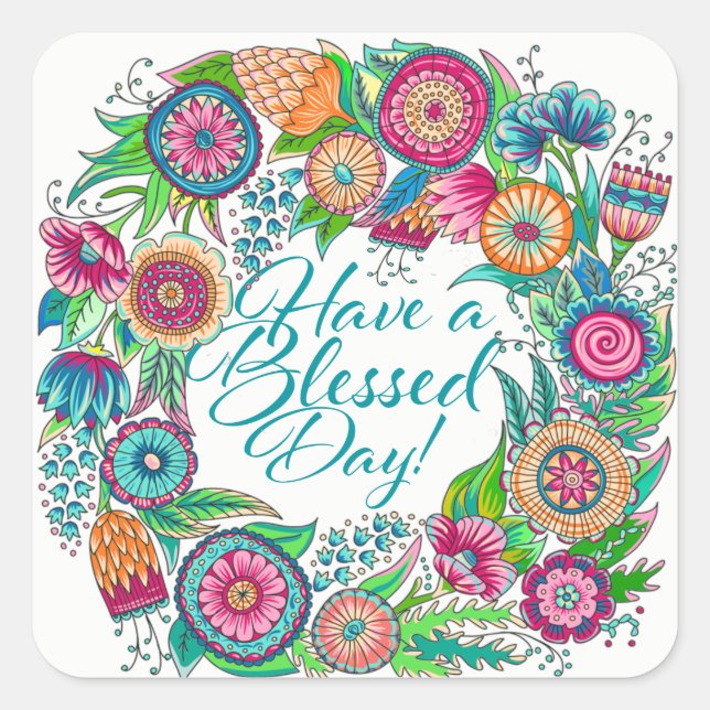 Have a Blessed Day Sticker (Front)