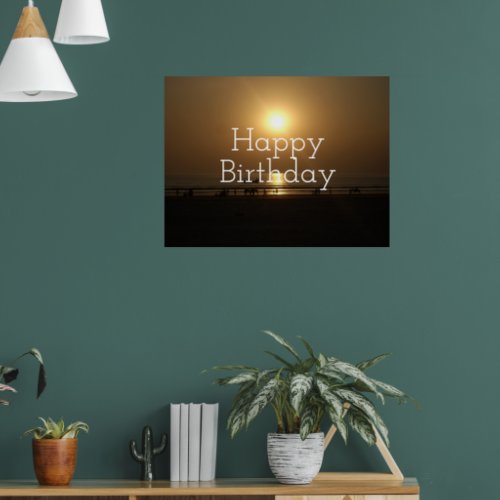 Have a Blessed Happy Birthday Design Online Art Poster