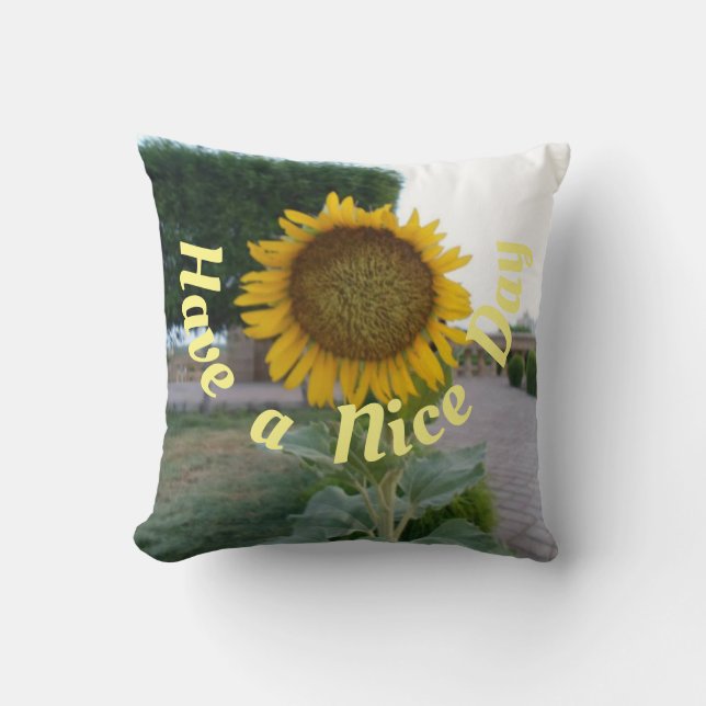 Have a Blessed Lovely Day Throw Pillow (Front)