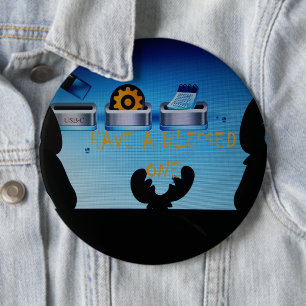 Have a Blessed Merry Christmas – A Festive Digital Button