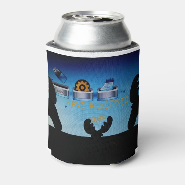 Have a Blessed Merry Christmas – A Festive Digital Can Cooler (Can Back)