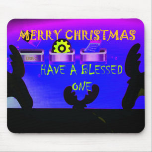 Have a Blessed Merry Christmas – A Festive Digital Mouse Pad