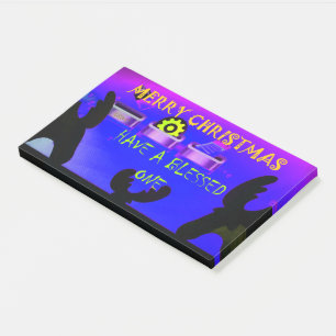 Have a Blessed Merry Christmas – A Festive Digital Post-it Notes