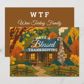 Have A Blessed Thanksgiving Invitation