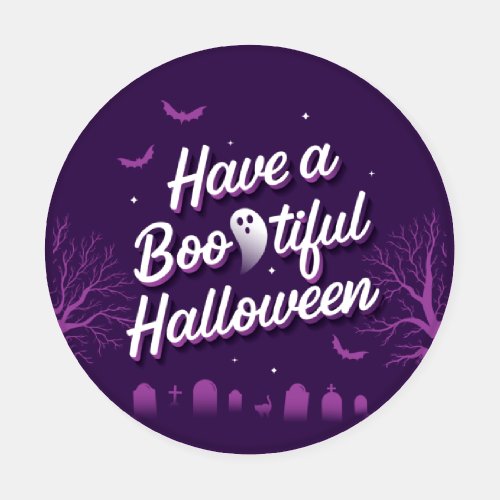 Have a Bootiful Halloween Ceramic Coasters