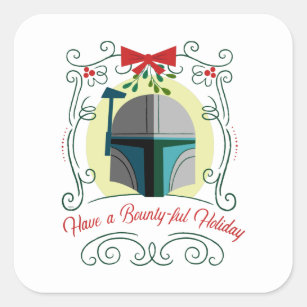 Have a Bounty-ful Holiday Square Sticker