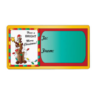 Have a Bright Merry Christmas Label