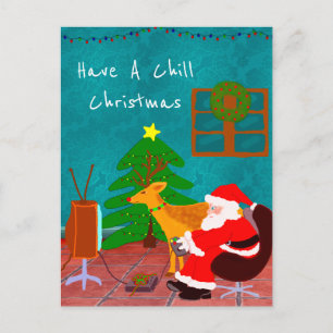 Have A Chill Christmas Postcard