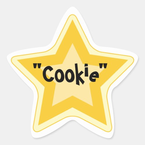 Have a Cookie _ Sarcastic Gold Star Awards Star Sticker