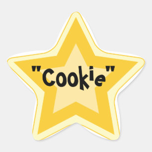 Have a Cookie - Sarcastic Gold Star Awards Star Sticker