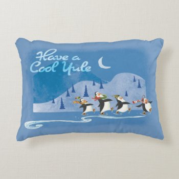 Have A Cool Yule Accent Pillow by madagascar at Zazzle