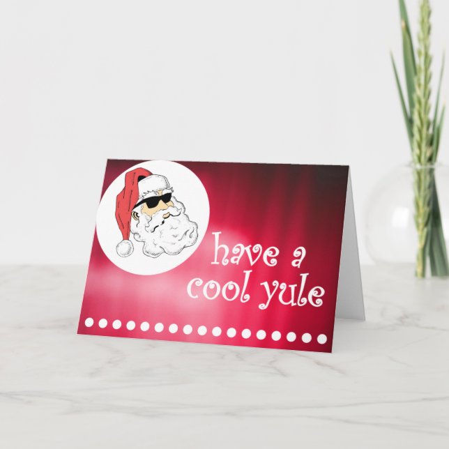 Have a Cool Yule Holiday Card (Front)