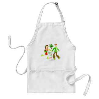 Have a Cool Yule Holiday Cute Retro Illustration