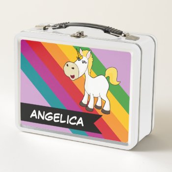 Have A Corny Day Personalized Metal Lunch Box by egogenius at Zazzle