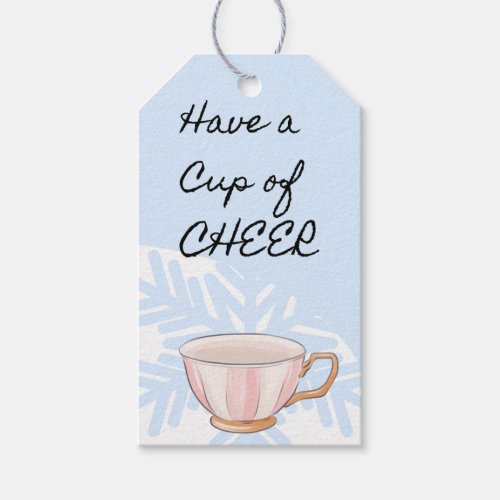 Have a cup of cheer gift tags