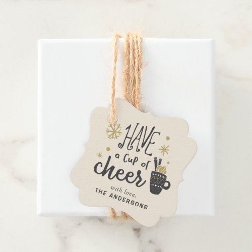 Have a Cup of Cheer Holiday Drink Mix Gift Favor Tags