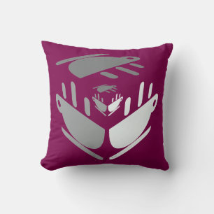 Have A Cup Of Java Deep Wine  Throw Pillow
